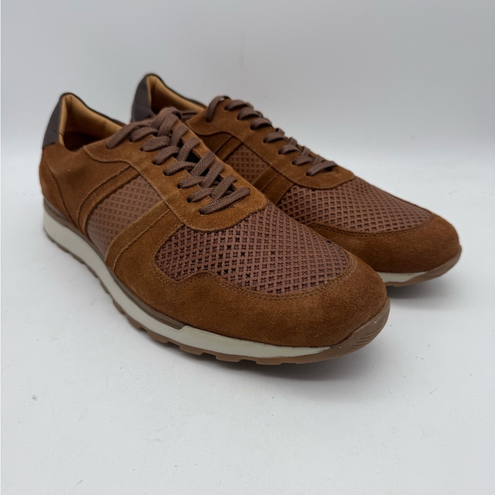 Driver Club USA Mens Vermont Cognac Suede Casual Oxford Shoes Mens Size 10